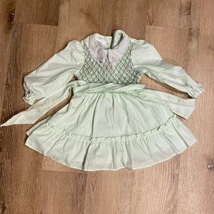 Vintage toddler smocked dress.